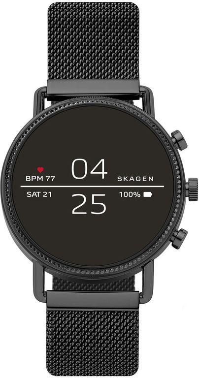 Skagen Black 'falster' Smart Digital Bracelet Watch Skr5109 - Black - Skagen Watches