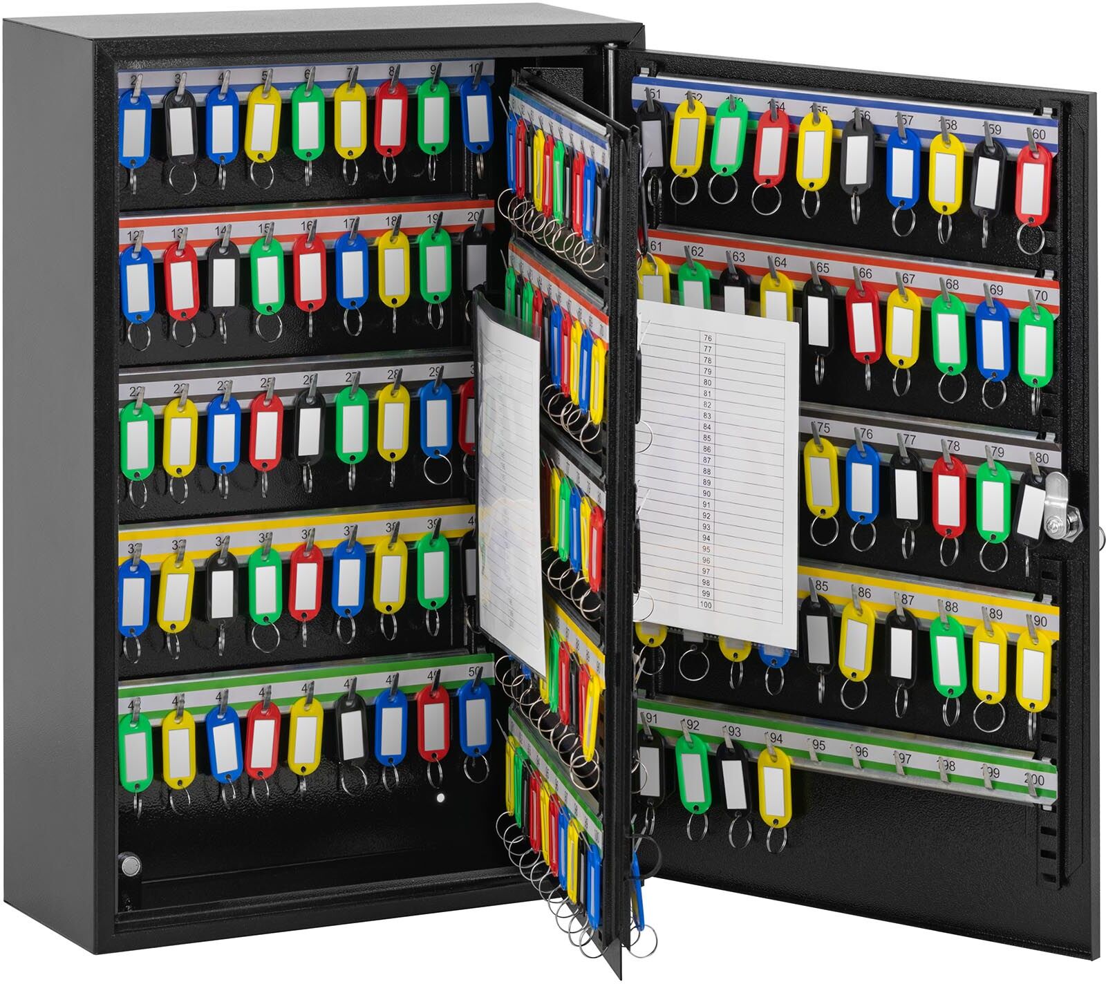 Stamony Key Cabinet - for 200 keys - incl. key tags ST-KB-200 Stamony Key Cabinet - for 200 keys - incl. key tags ST-KB-200
