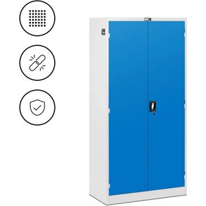 MSW Tool Cabinet - pegboard rear panel and pegboard swing doors - 7 drawers - lockable MSW-TOOLC-001A