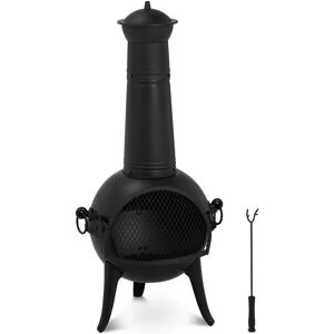 Uniprodo Steel Chiminea - 112 cm UNI_G_CHIMNEY_04