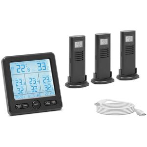 Steinberg Systems Indoor Weather Station - wireless - LCD - 3 sensors SBS-RS-40