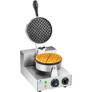 Royal Catering Waffle Maker - 1300 Watts - Round RCWM-1300-R