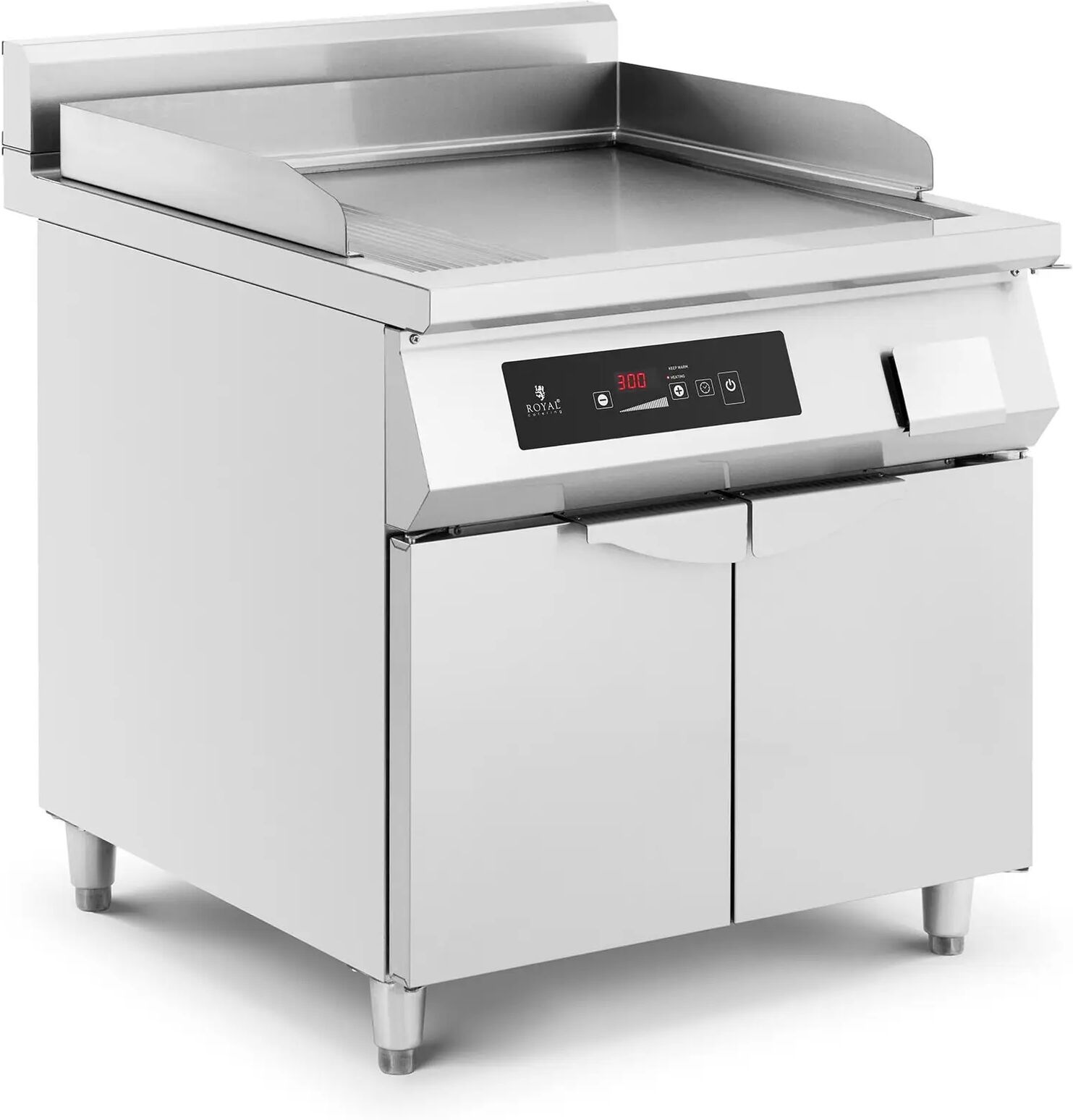 Induction Grill - 720 x 610 mm - smooth - 10000 W - Royal Catering RCIN-700-03