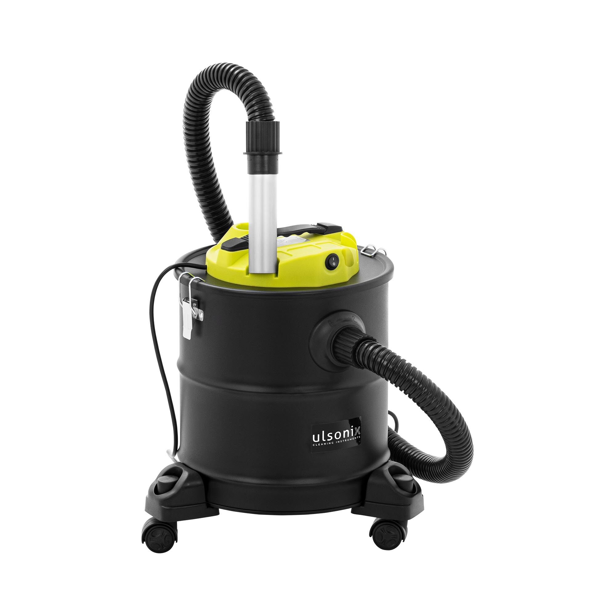 ulsonix Ash Vacuum - 1,200 W - SPCC - HEPA filter - wheels ASHCLEAN 20BW ulsonix Ash Vacuum - 1,200 W - SPCC - HEPA filter - wheels ASHCLEAN 20BW