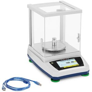 Steinberg Systems Precision Scale - 1200 g / 0.01 g - Ø 115 mm - Touch-LCD - large glass draft shield SBS-LW-1200-MAX