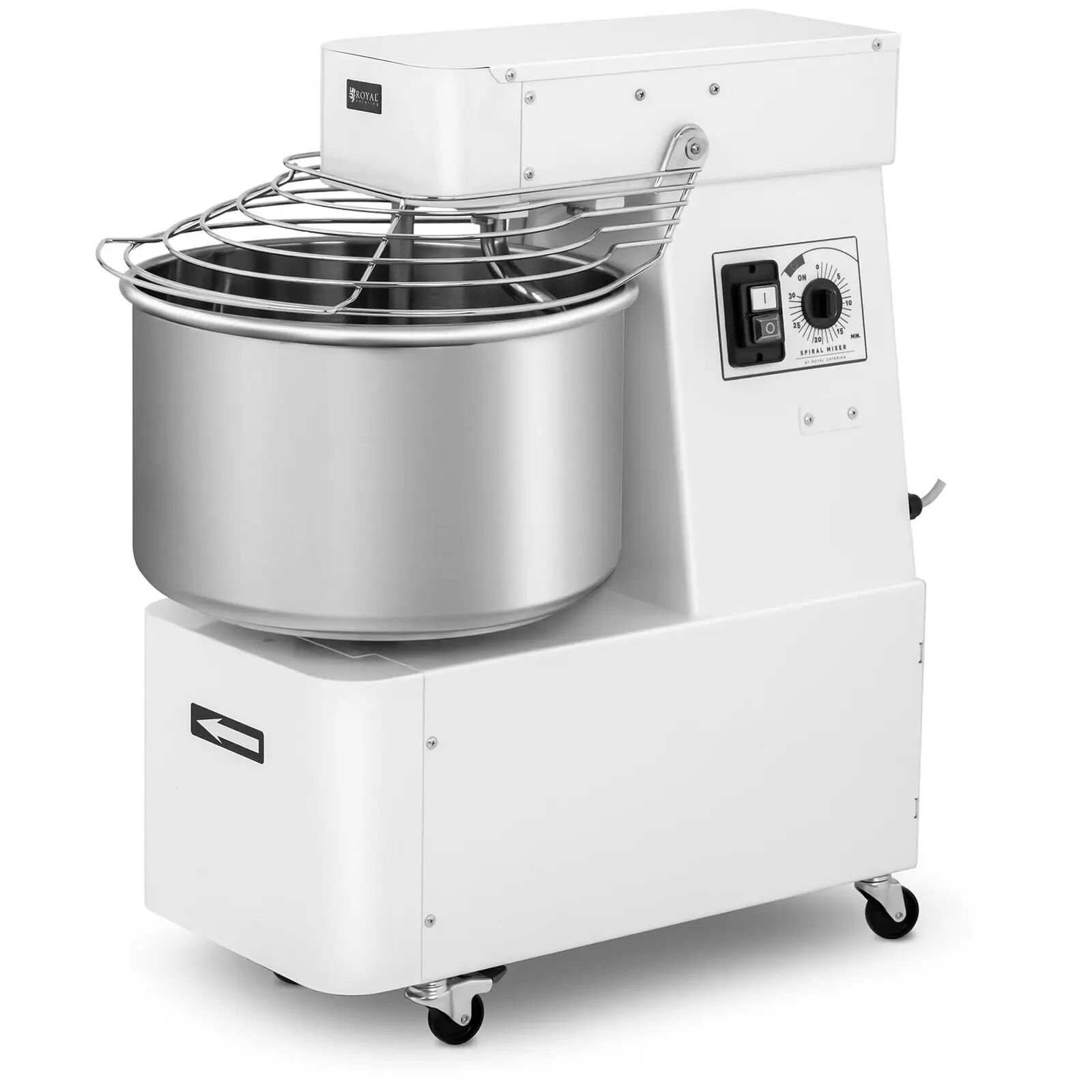 Royal Catering Kneading Machine - 32 L - 88 kg/h - 1,100 W - fixed head and bowl RC-SPFH30