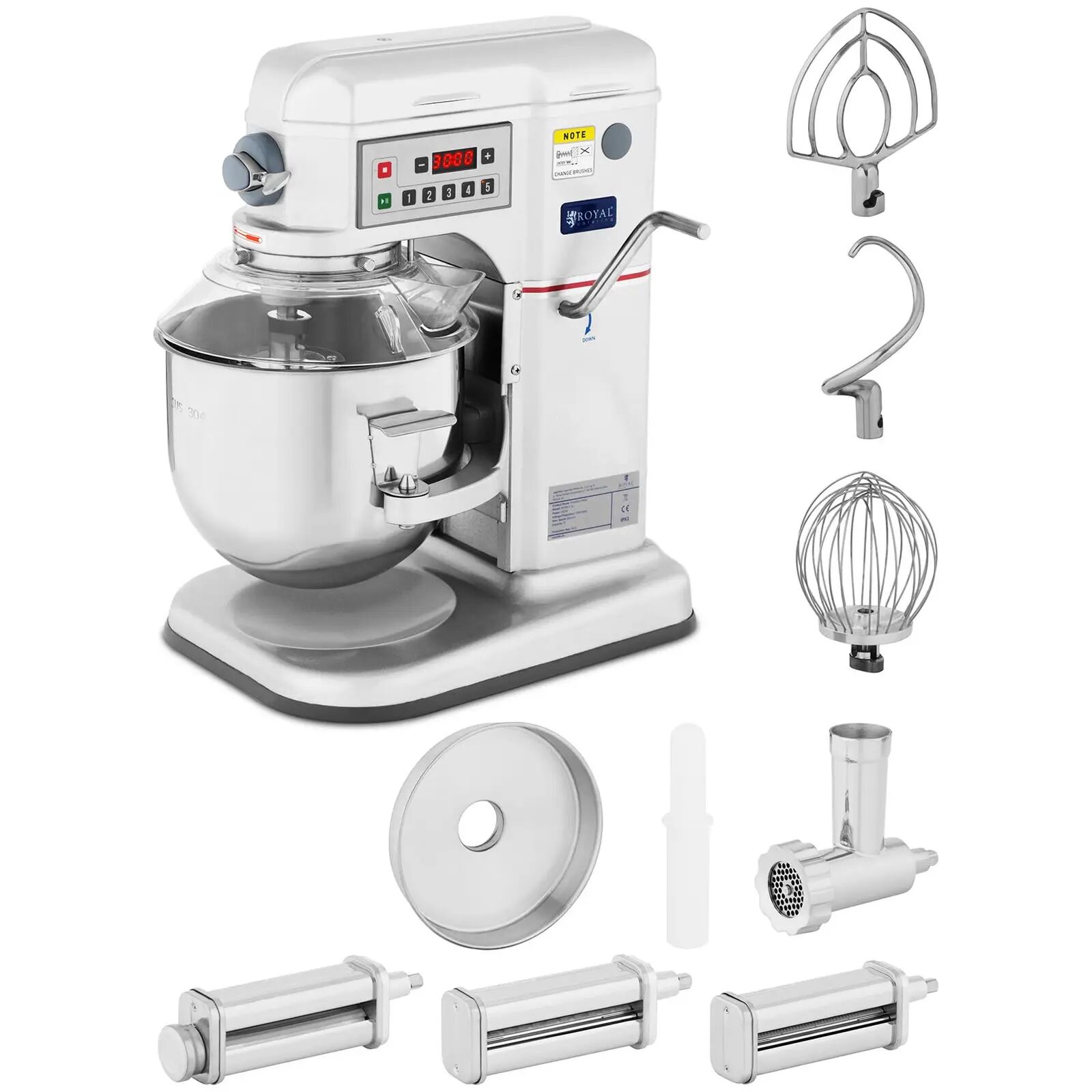 Kneading Machine - 7 L - Royal Catering - 650 W RCPM-7,1C