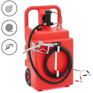 MSW Mobile filling station - with electric pump, tap and wheels - 120 l - 37 l/min MSW-PFT-120-D