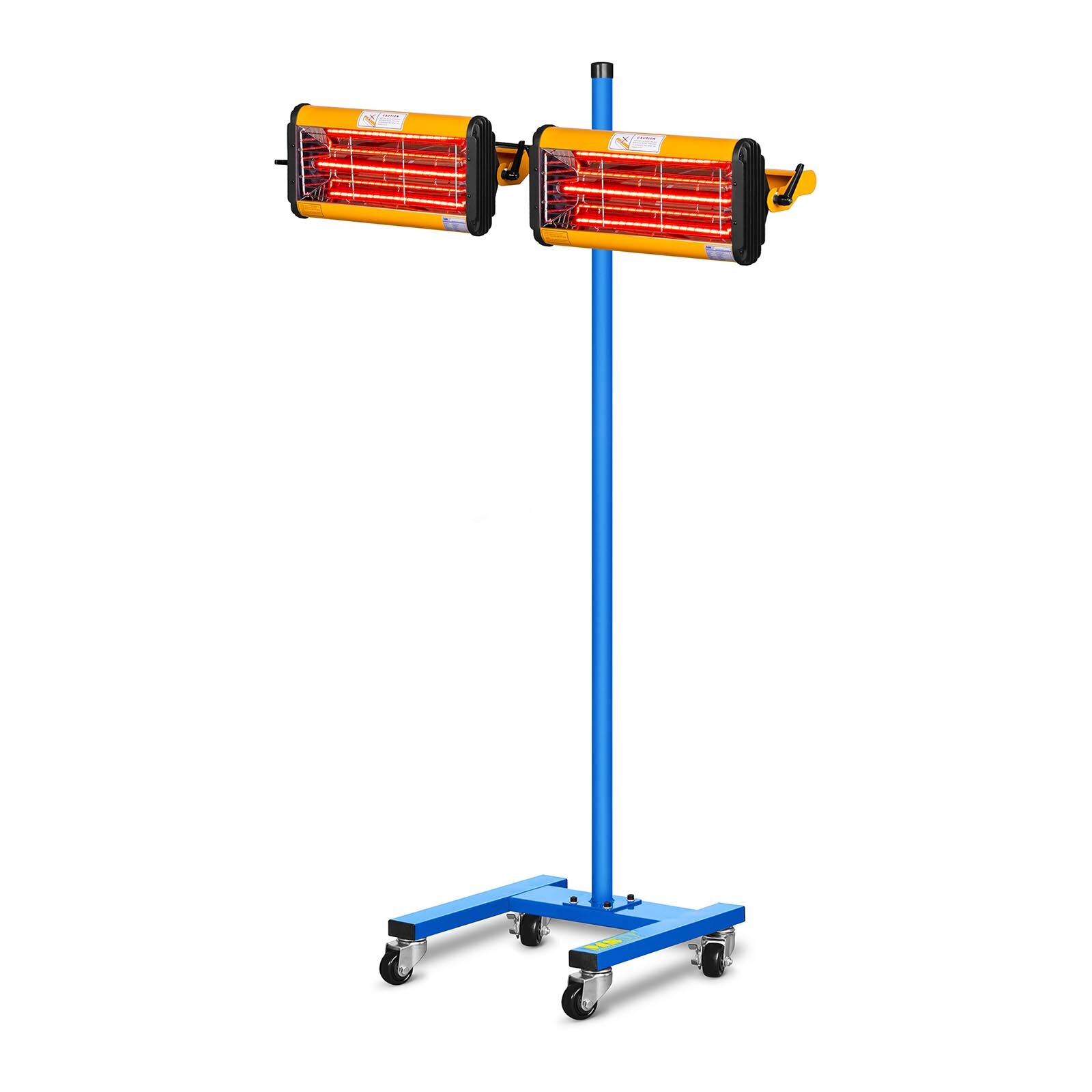 MSW Infrared Paint Dryer - 2.200 W - 2 lamps IR-DRYER2000.2 MSW Infrared Paint Dryer - 2.200 W - 2 lamps IR-DRYER2000.2