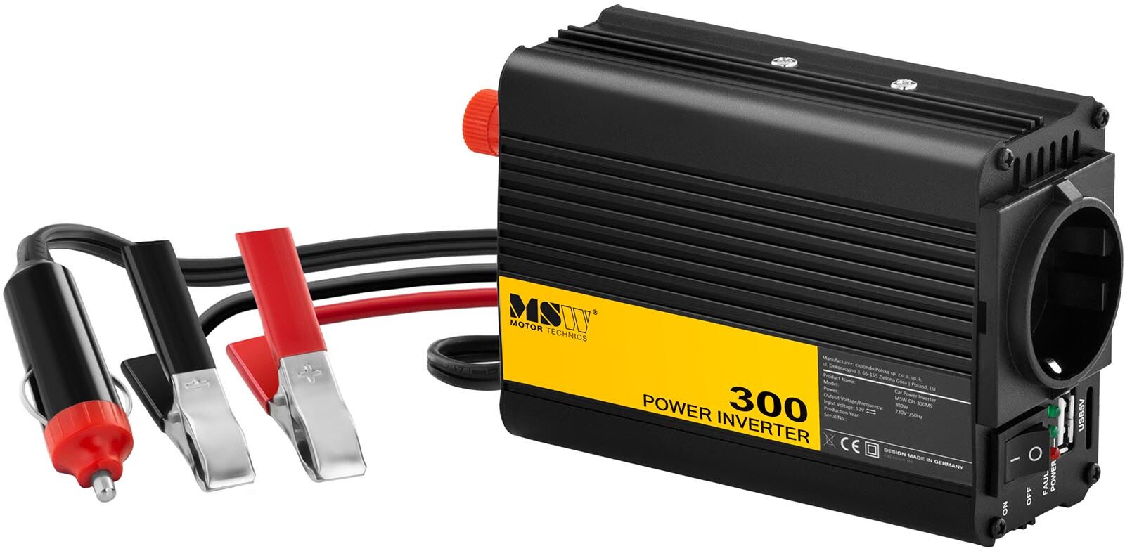 MSW Power inverter - 300 W MSW-CPI300MS MSW Power inverter - 300 W MSW-CPI300MS