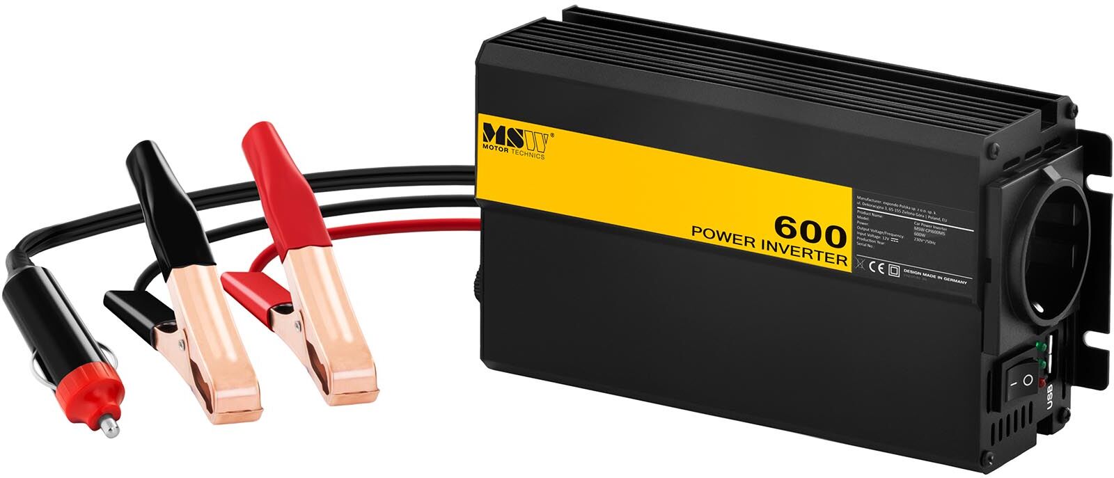 MSW Power inverter - 600 W MSW-CPI600MS MSW Power inverter - 600 W MSW-CPI600MS