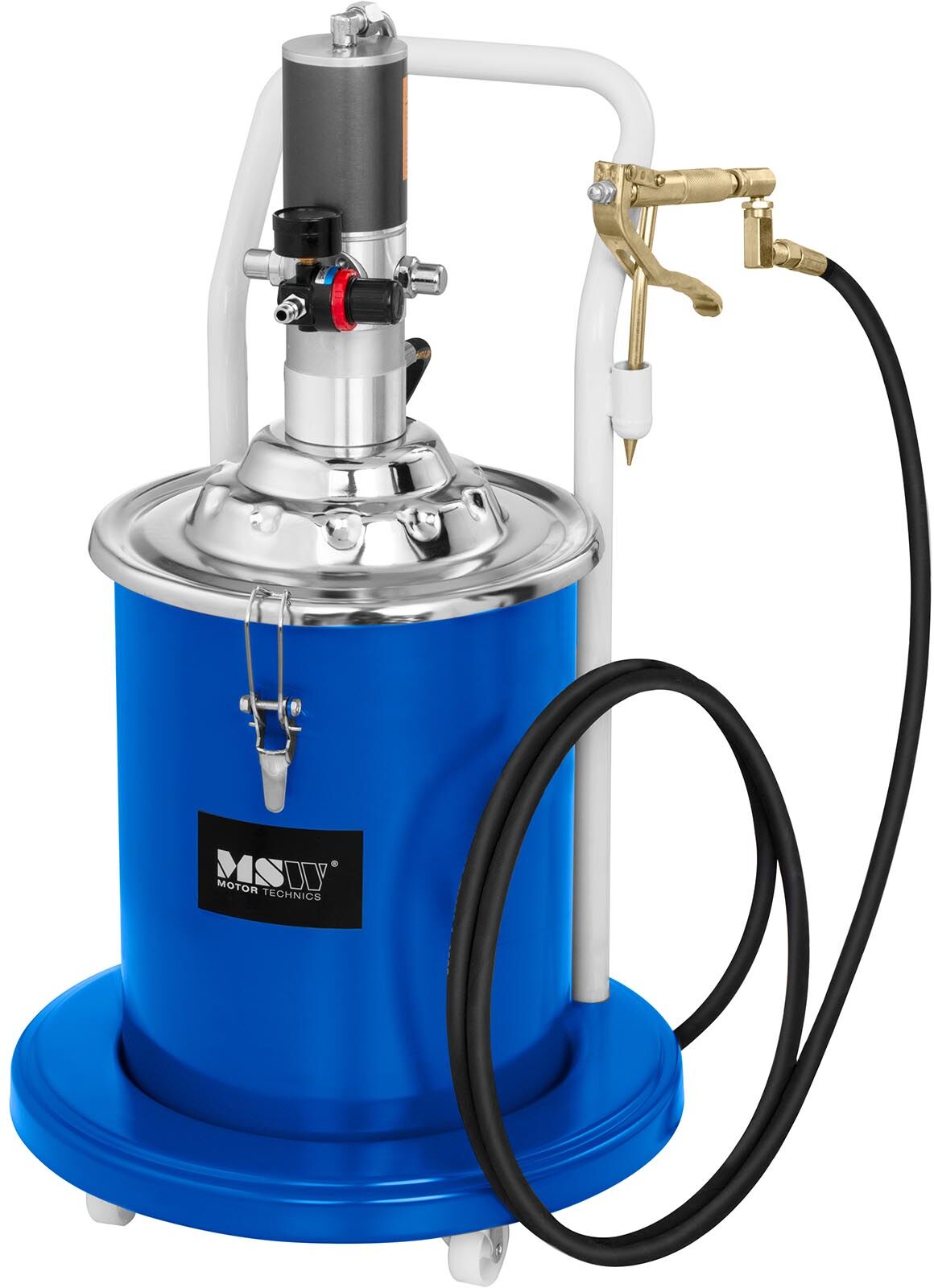 MSW Pneumatic Grease Pump - 20 litres - portable - 300-400 bar pump pressure PRO-G 20 MSW Pneumatic Grease Pump - 20 litres - portable - 300-400 bar pump pressure PRO-G 20