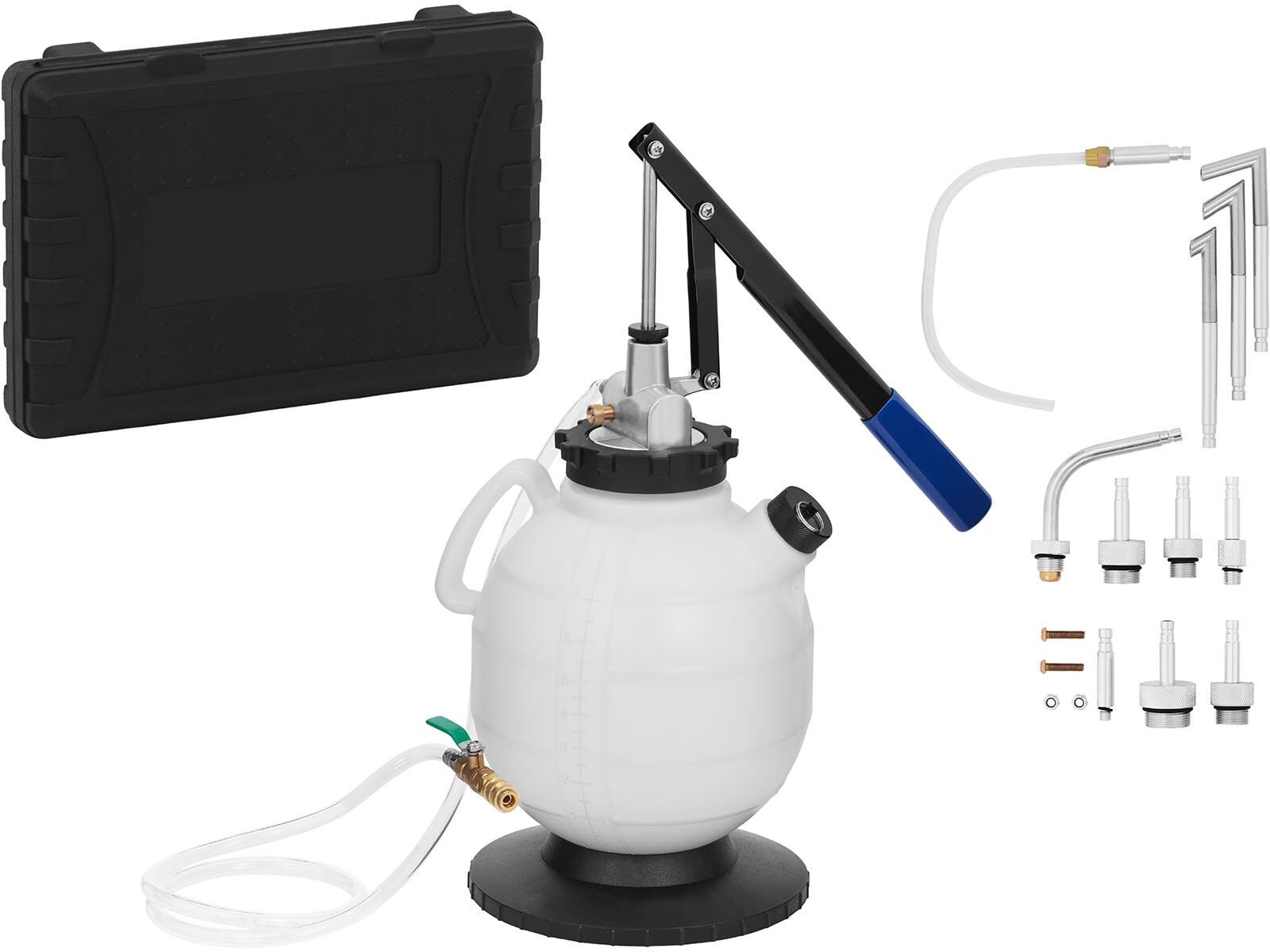 MSW Oil Change Pump - 7.5 L - 13 adaptors MSW-AGP-01 MSW Oil Change Pump - 7.5 L - 13 adaptors MSW-AGP-01