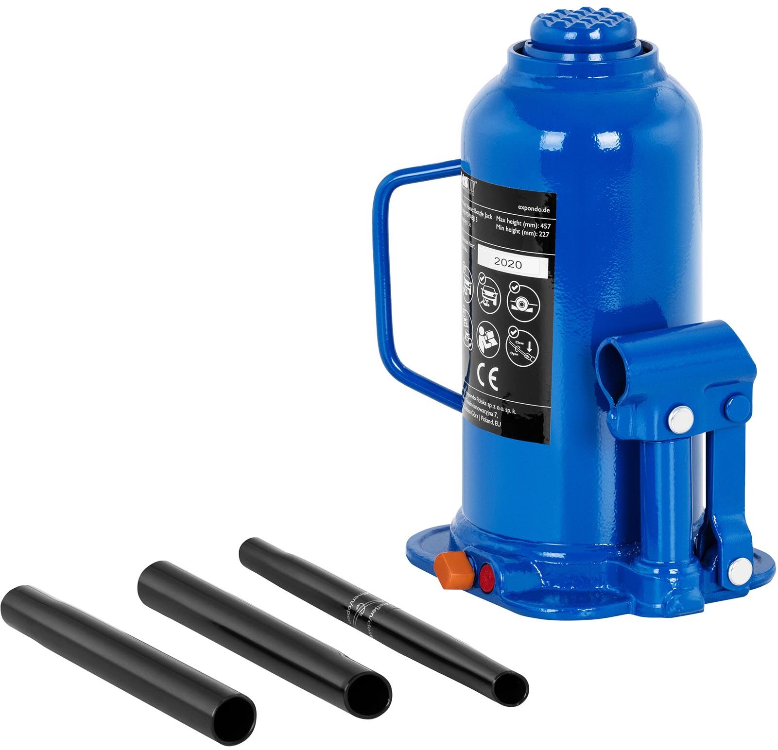 MSW Bottle Jack - hydraulic - 15 t MSW-BJ15 MSW Bottle Jack - hydraulic - 15 t MSW-BJ15