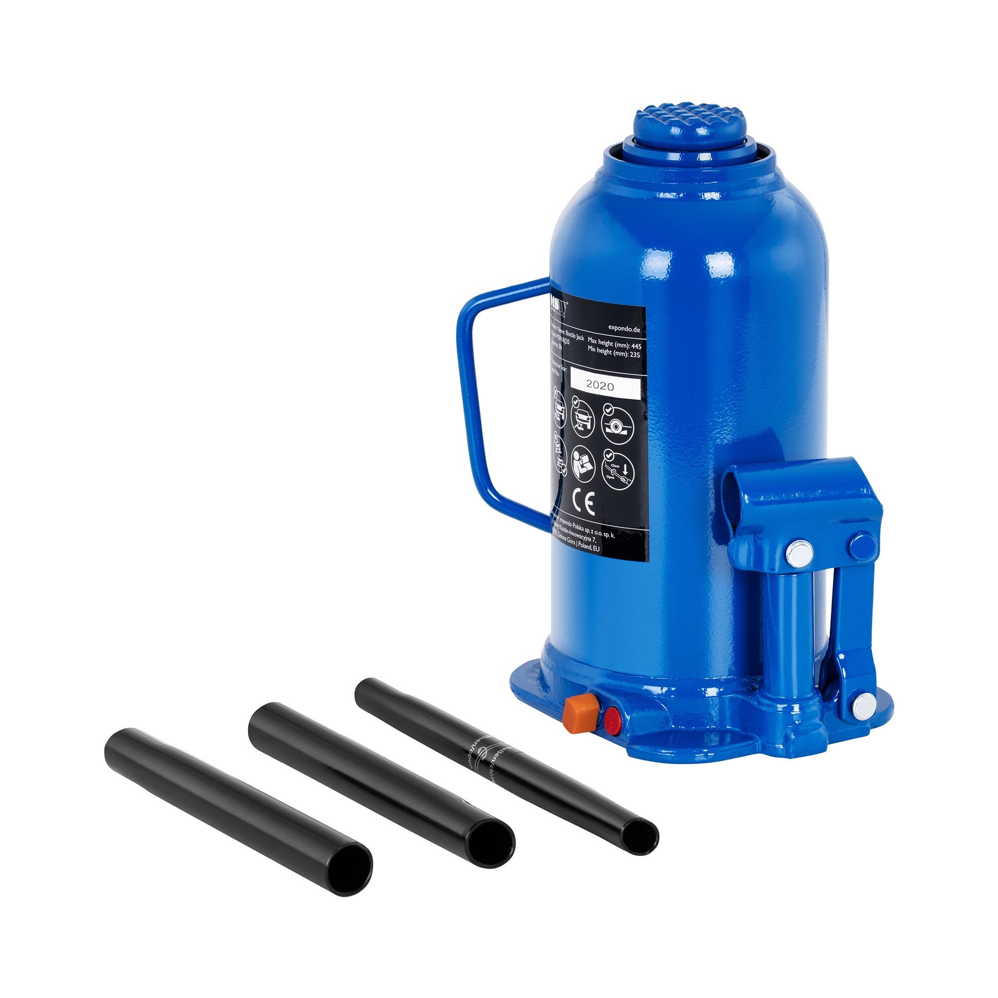 MSW Bottle Jack - hydraulic - 20 t MSW-BJ20 MSW Bottle Jack - hydraulic - 20 t MSW-BJ20