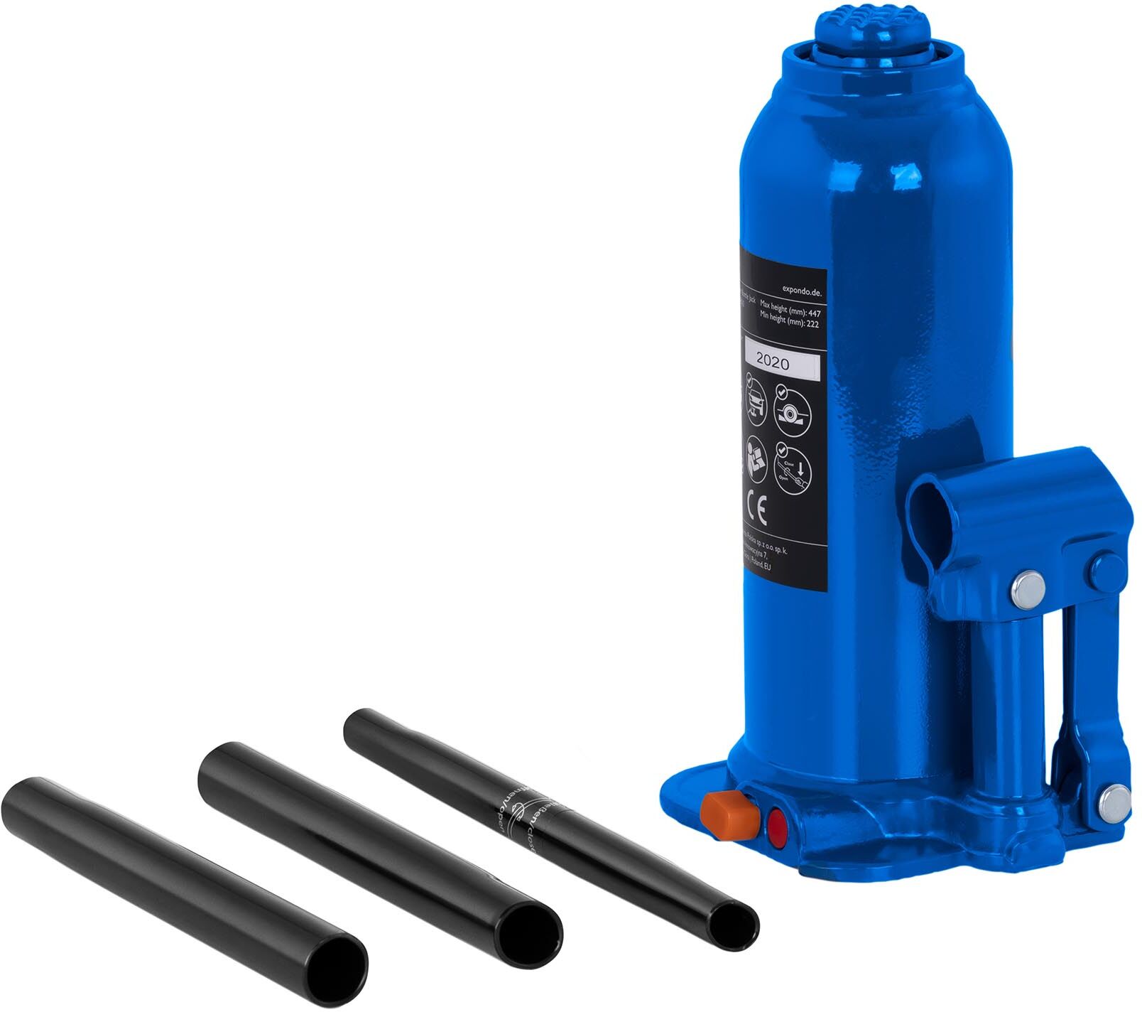 MSW Bottle Jack - hydraulic - 10 t MSW-BJ10 MSW Bottle Jack - hydraulic - 10 t MSW-BJ10