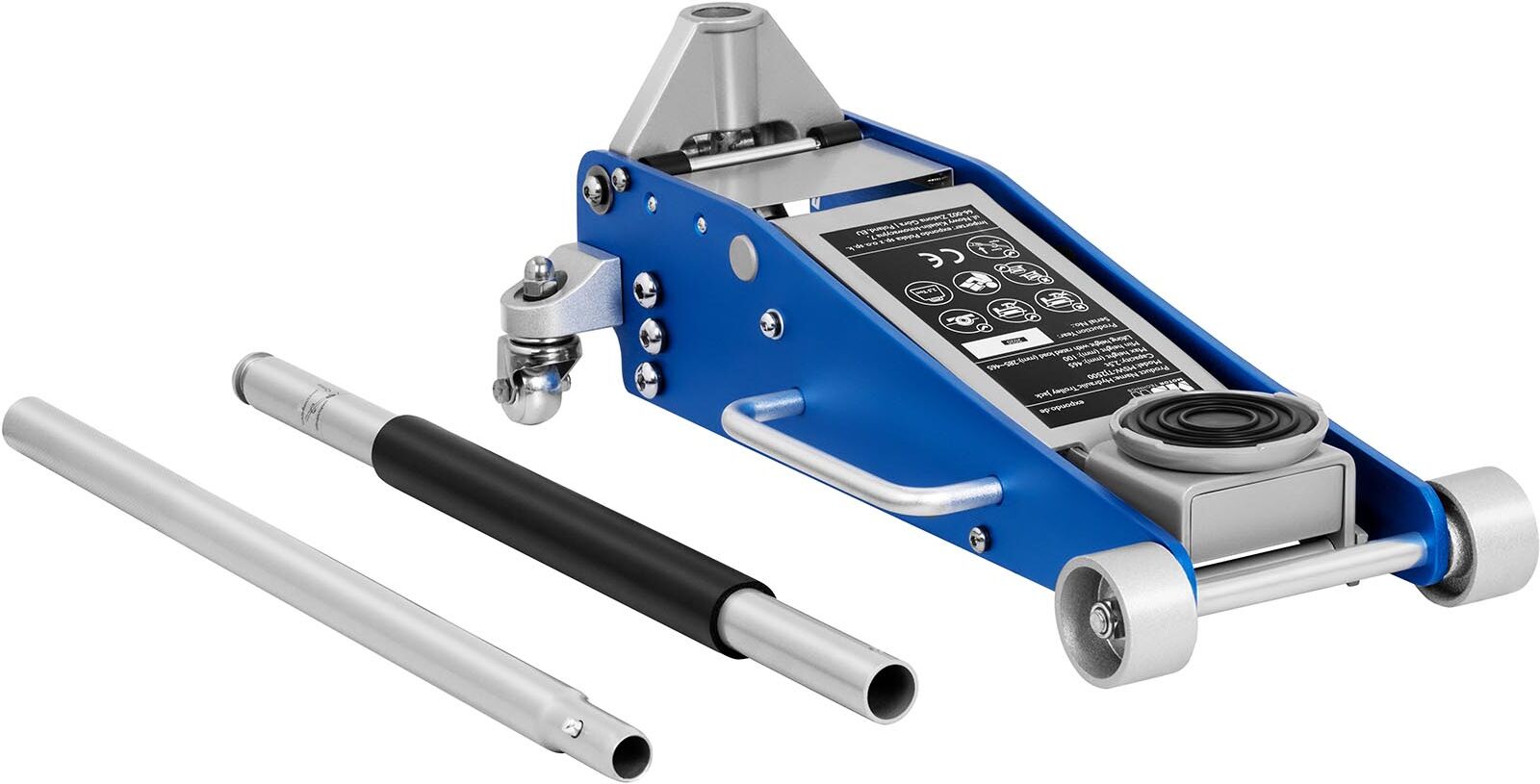 MSW Rolling Floor Jack - 2,500 kg - 100 to 465 mm MSW-TJ2500 MSW Rolling Floor Jack - 2,500 kg - 100 to 465 mm MSW-TJ2500