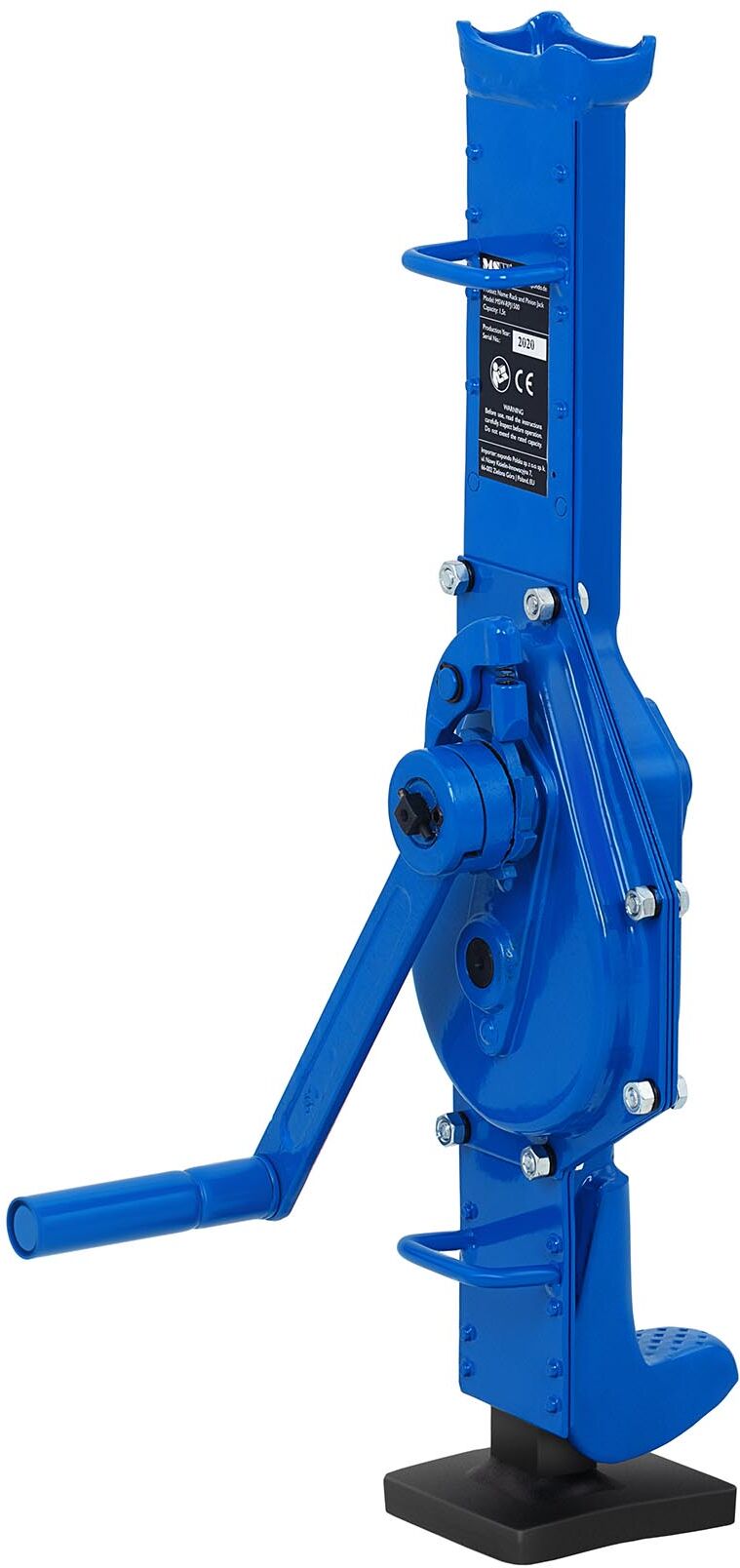 MSW Rack and Pinion Jack - 1,500 kg MSW-RPJ1500 MSW Rack and Pinion Jack - 1,500 kg MSW-RPJ1500