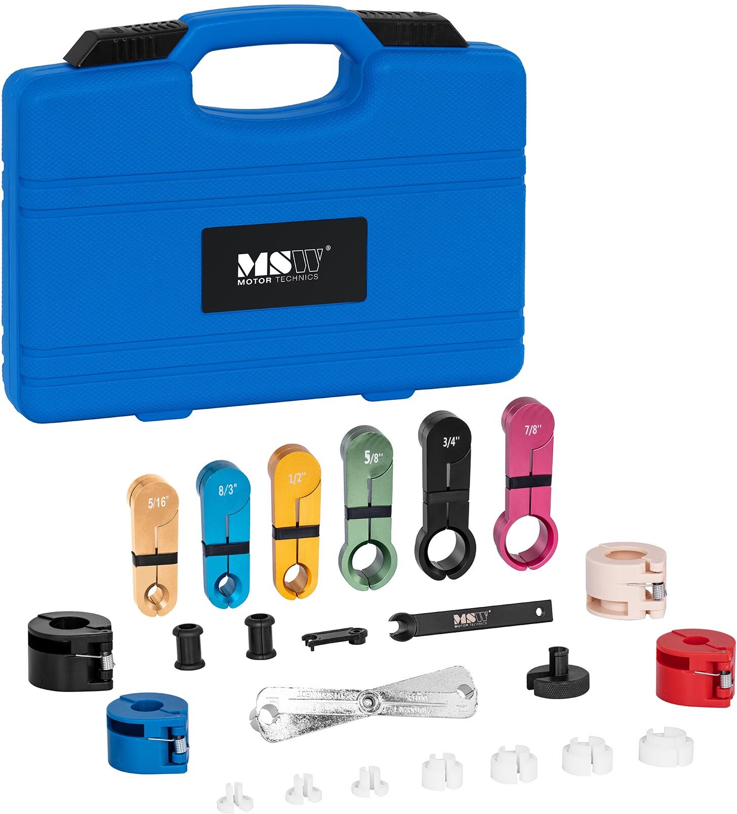 MSW Spring Lock Tool Kit - climate, fuel, air and oil lines - 23 pcs. MSW-ARC-11 MSW Spring Lock Tool Kit - climate, fuel, air and oil lines - 23 pcs. MSW-ARC-11