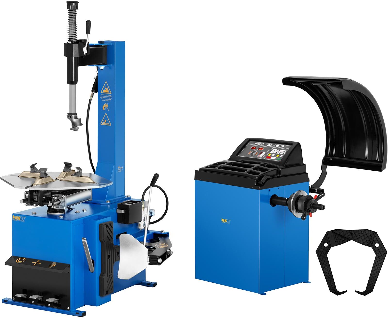 MSW Tyre Changer Machine and Wheel Balancing Machine Set - 750 W - 11 to 21" - 4 to 7 s MSW-TC-750-SET MSW Tyre Changer Machine and Wheel Balancing Machine Set - 750 W - 11 to 21" - 4 to 7 s MSW-TC-750-SET