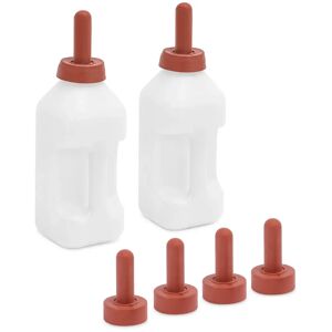 Wiesenfield Calf Feeding Bottle - set of 2 - 2 l per bottle - incl. 6 teats WIE-FB-102