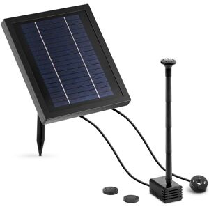 Uniprodo Solar Powered Pond Pump - 250 L/hr - LED UNI_PUMP_11