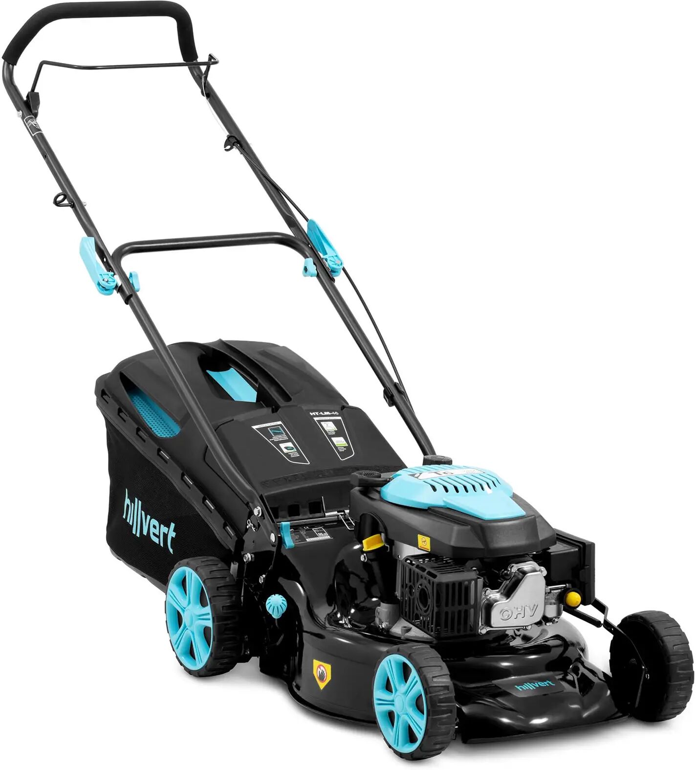 hillvert Petrol lawn mower - 2.6 kW / 146 cm³ - cutting width 457 mm HT-LM-46