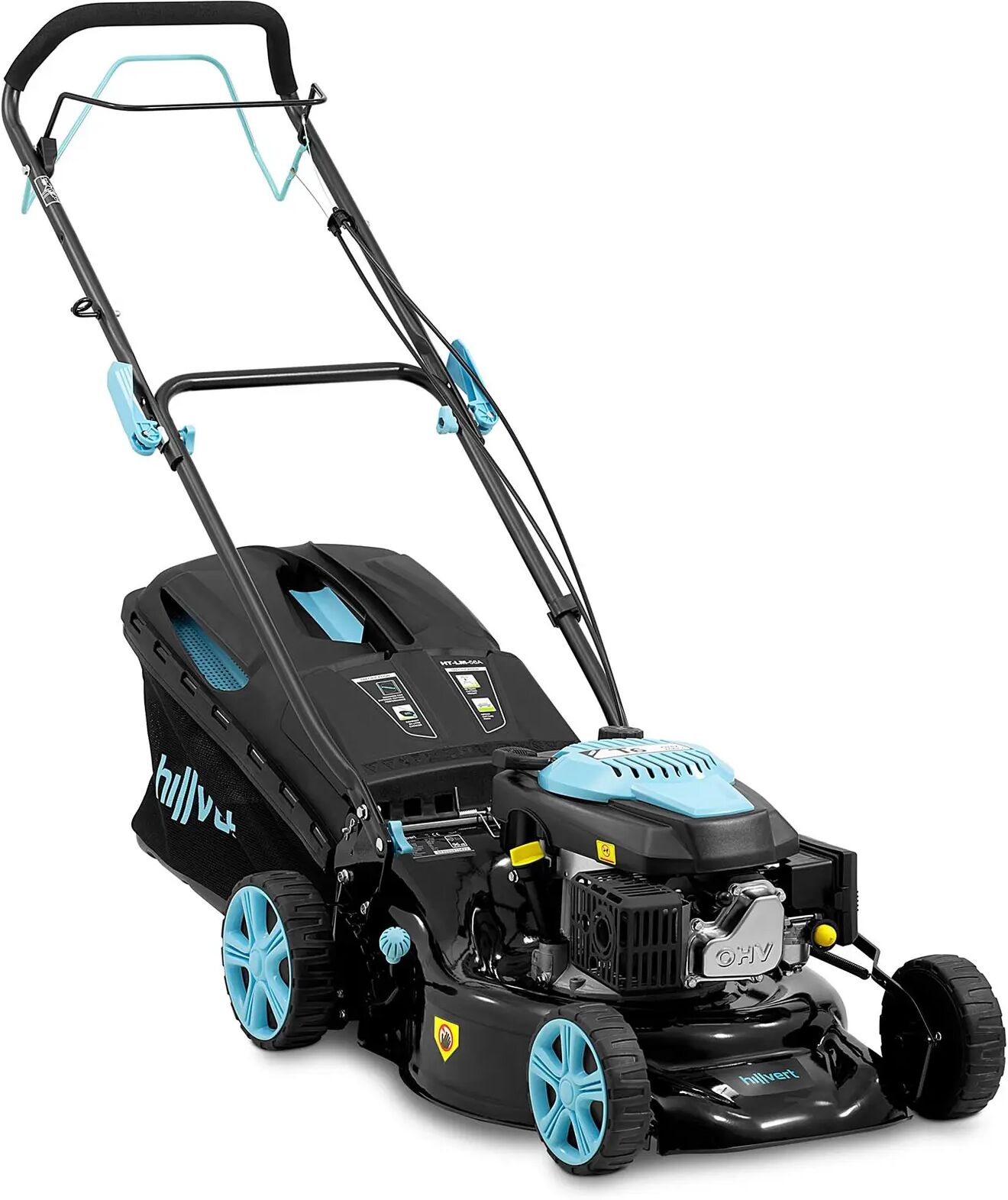 hillvert Petrol lawn mower - 2.6 kW / 146 cm³ - cutting width 457 mm - self-propelled HT-LM-56A