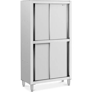 Stainless steel dish cabinet - 1000 x 500 x 1800 mm - Royal Catering RCDC-100