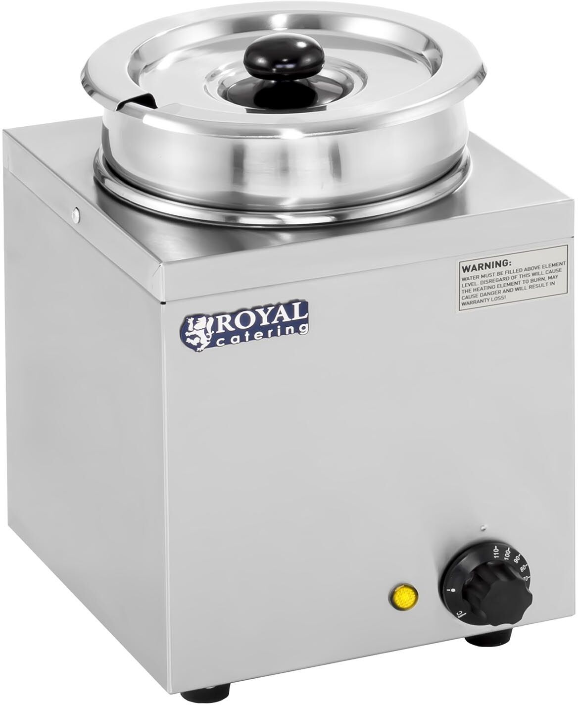 Royal Catering Soup Warmer - 1 x 2,75 litres - 150 W RCBM-1/4R Royal Catering Soup Warmer - 1 x 2,75 litres - 150 W RCBM-1/4R