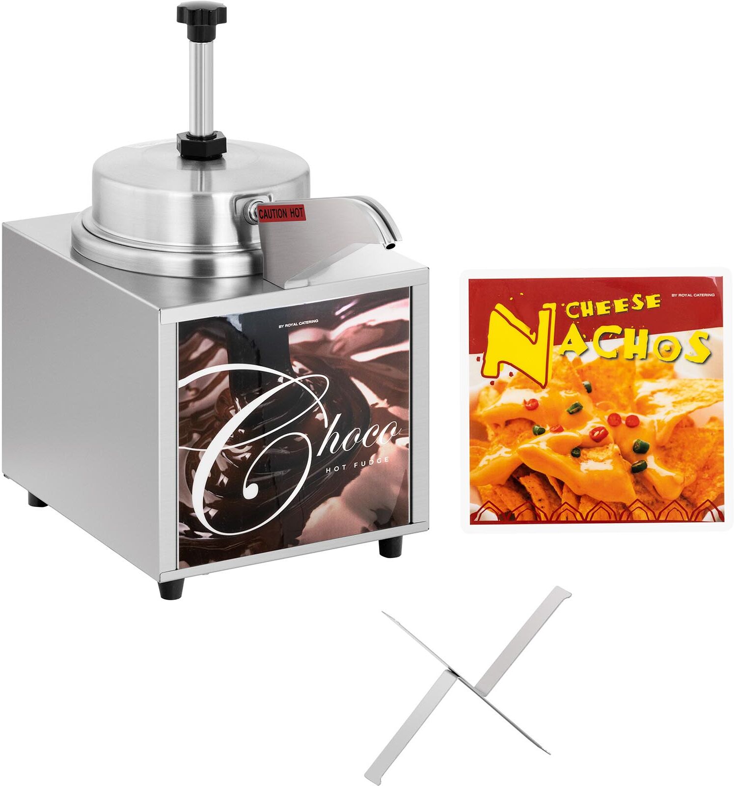 Royal Catering Sauce Dispenser - nacho cheese - chocolate - 4.5 L RCKW-1.0 Royal Catering Sauce Dispenser - nacho cheese - chocolate - 4.5 L RCKW-1.0