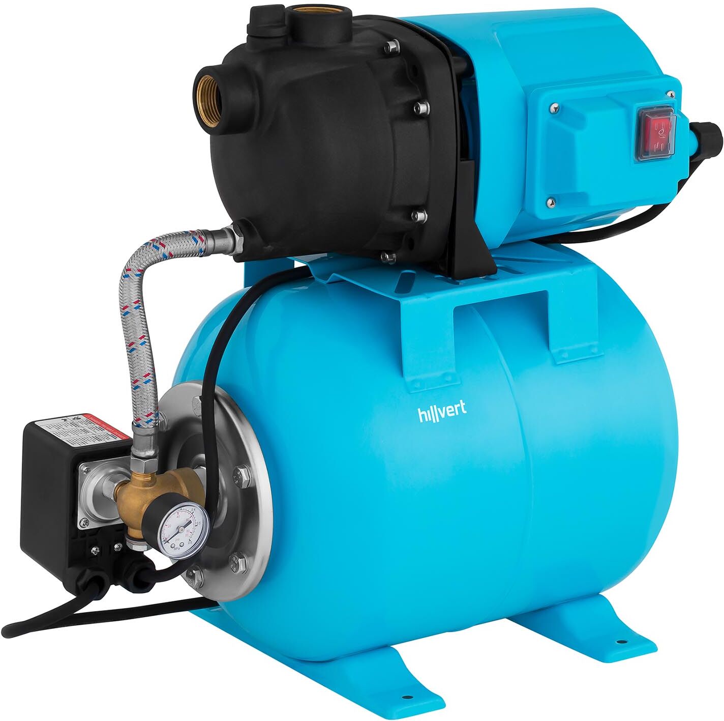 hillvert Self-Priming Pump - 3.500 L / h - 1.200 W HT-ROBSON-JP1200CP hillvert Self-Priming Pump - 3.500 L / h - 1.200 W HT-ROBSON-JP1200CP