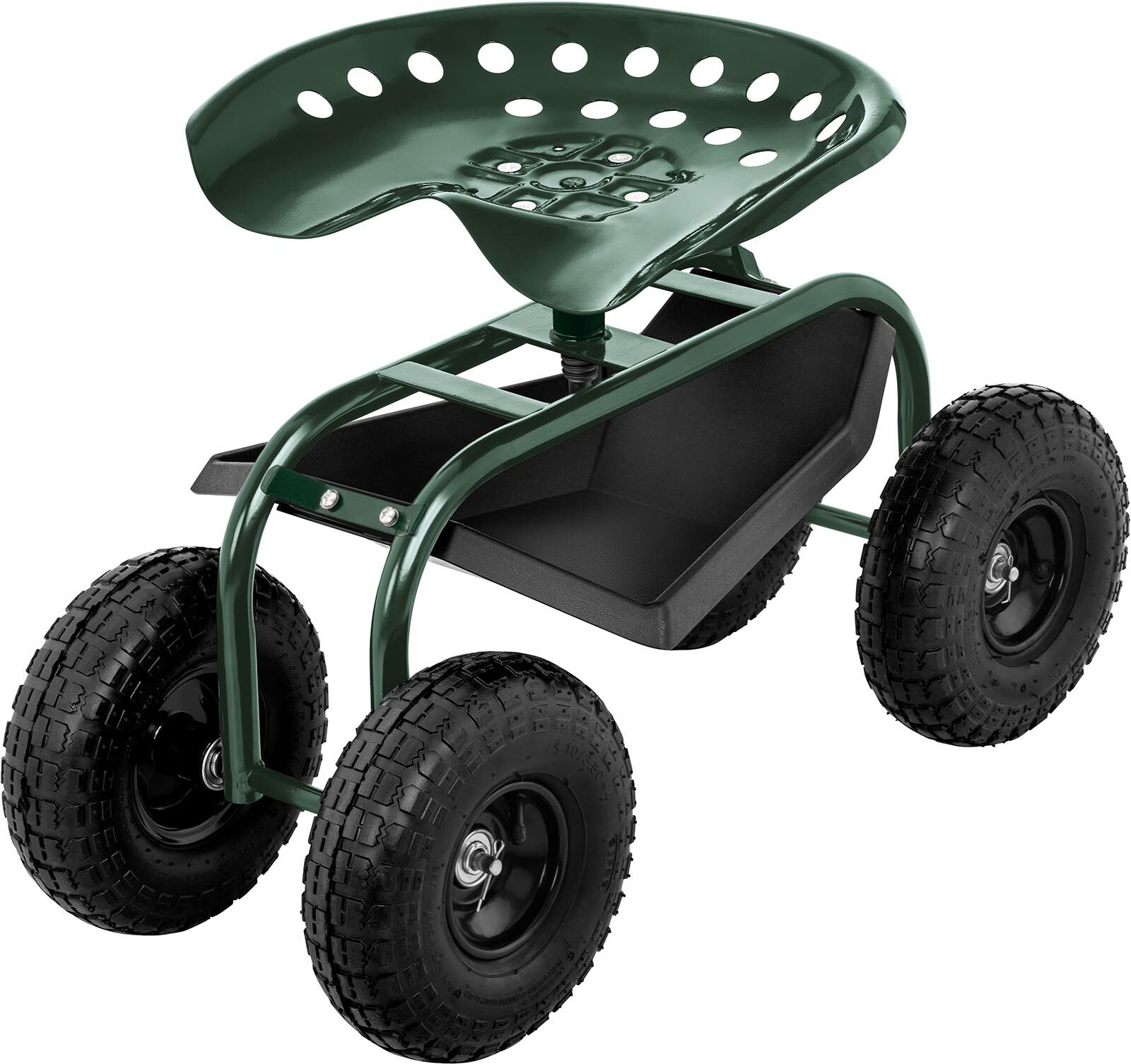 hillvert Garden Seat with Wheels - 150 kg - height-adjustable HT-RUNDLE-10