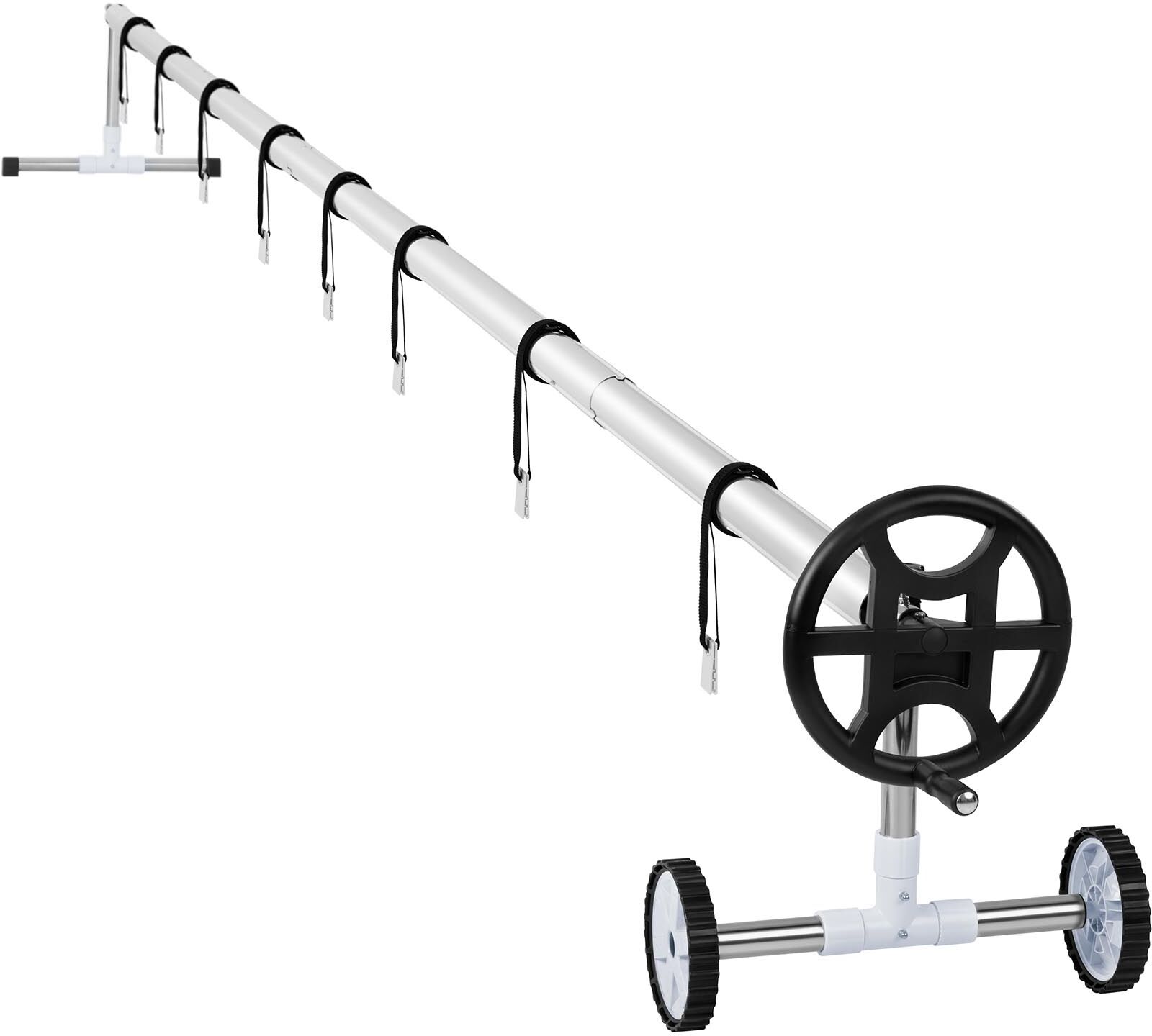 Uniprodo Pool retractor - 4.2 to 5.2 m - Mobile - Stainless steel - Incl. 8 straps UNI_POOL_REEL_520 Uniprodo Pool retractor - 4.2 to 5.2 m - Mobile - Stainless steel - Incl. 8 straps UNI_POOL_REEL_520