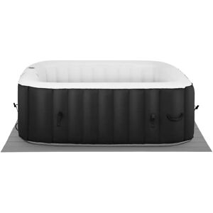 Uniprodo Inflatable Hot Tub - 900 L - 6 people - 130 nozzles - black/white UNI_POOLS_18