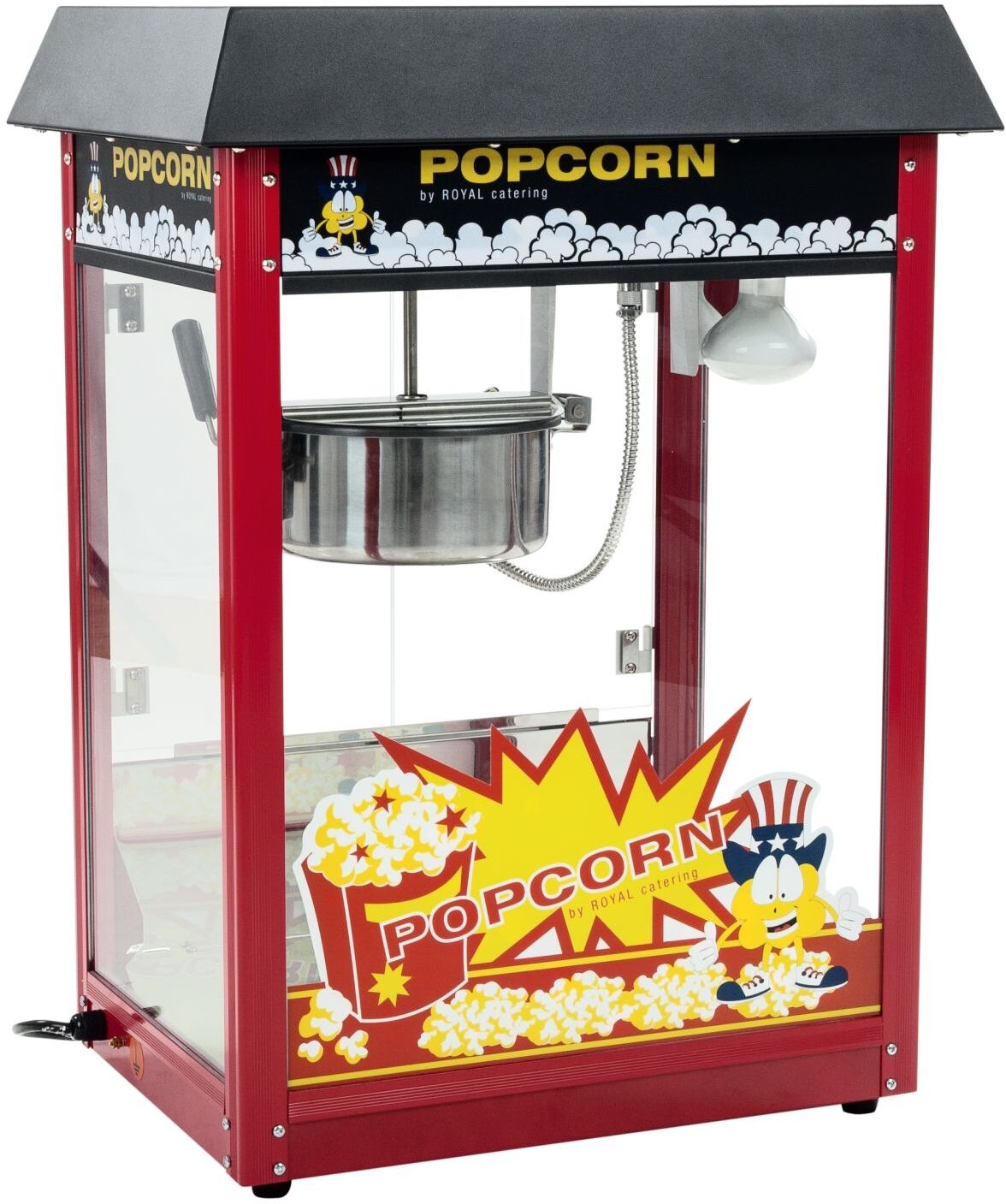 Royal Catering Popcorn machine - Black Roof RCPS-16E Royal Catering Popcorn machine - Black Roof RCPS-16E