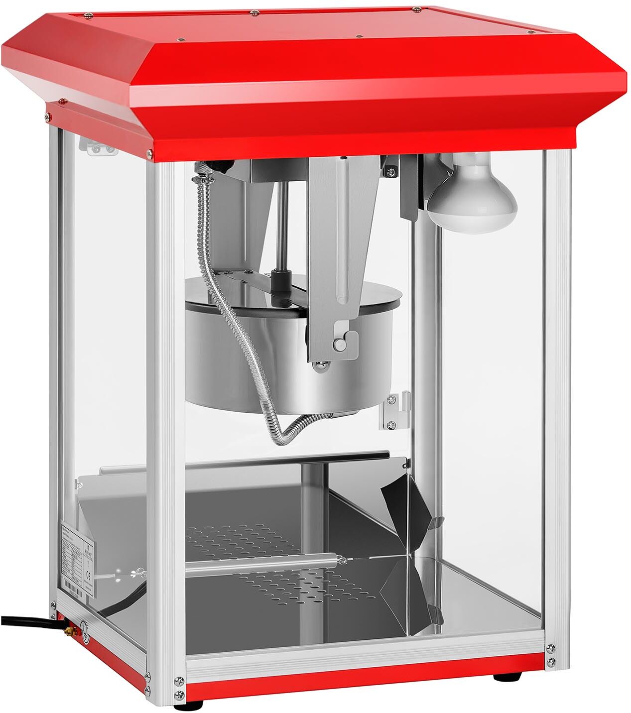 Royal Catering Popcorn Maker Red - 8 oz RCPR-1325 Royal Catering Popcorn Maker Red - 8 oz RCPR-1325