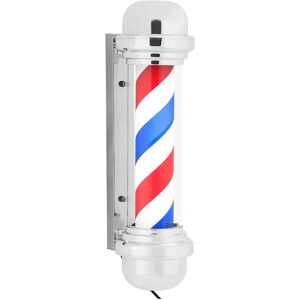 physa Barber Pole - rotates and illuminates - 380 mm height - 25 cm from the wall - silver frame PHY- BP_02