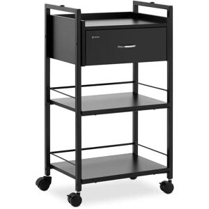 physa Beauty Trolley - 1 drawer - 3 shelves - max. storage capacity 65 kg - black PHYSA CT-7