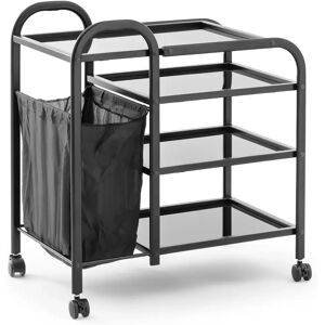 physa Beauty Trolley with 5 L Laundry Bag - 4 glass shelves PHYSA CT-20