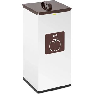 ulsonix Waste Bin - 60 L - white - organic waste label ULX-GB1