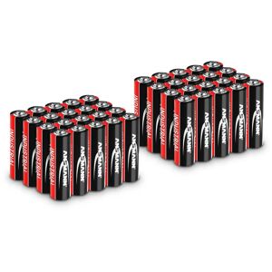 40 x Mignon AA LR6 Batteries - Ansmann INDUSTRIAL Alkaline Batteries - 1.5 V 1502-0002-SET1