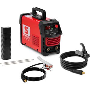 Stamos Welding Group MMA Welding Set - Electrode welder - 160 A - rod electrode rutile cellulose Ø 2.5 x 350 mm - 5 kg S-MMA 160H-SET-6