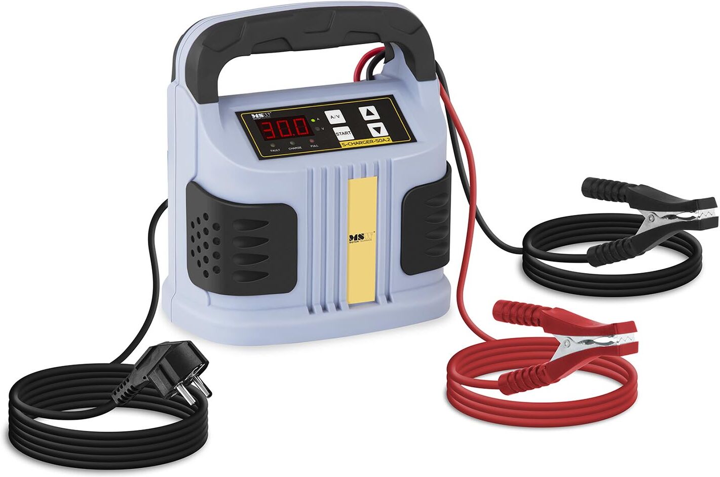 MSW Factory seconds Heavy Duty Battery Charger - 6/12/24 V - 30 A - LED-Display S-CHARGER-50A.2 MSW Factory seconds Heavy Duty Battery Charger - 6/12/24 V - 30 A - LED-Display S-CHARGER-50A.2