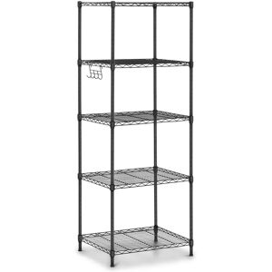 Royal Catering Metal Storage Rack - 55 x 45 x 149.5 cm - 150 kg - black RCMR-1500P19T