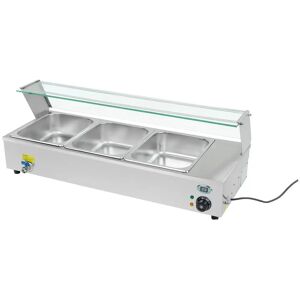 Royal Catering Bain-marie - 3 x GN - 1/2 - Drain tap RCBM-3