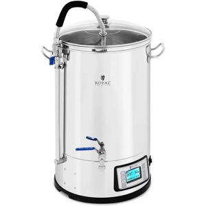 Royal Catering Brew Kettle - 30 L - 2,500 W - ° C - Stainless steel - Display - Timer RCBM-30CF