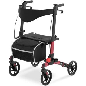 Uniprodo Walking Frame - Light red - 136 kg - 880 - 980 mm UNI_ROLL_07 F