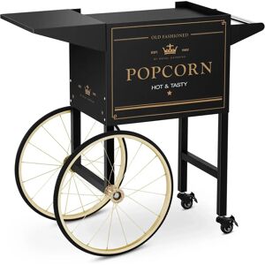 Royal Catering Popcorn trolley - black and gold RCPT-BGWG-1