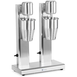 Royal Catering Milkshake Machine - double - 2 x 1 L - 15,000 rpm - Stainless steel RCPMS-160S